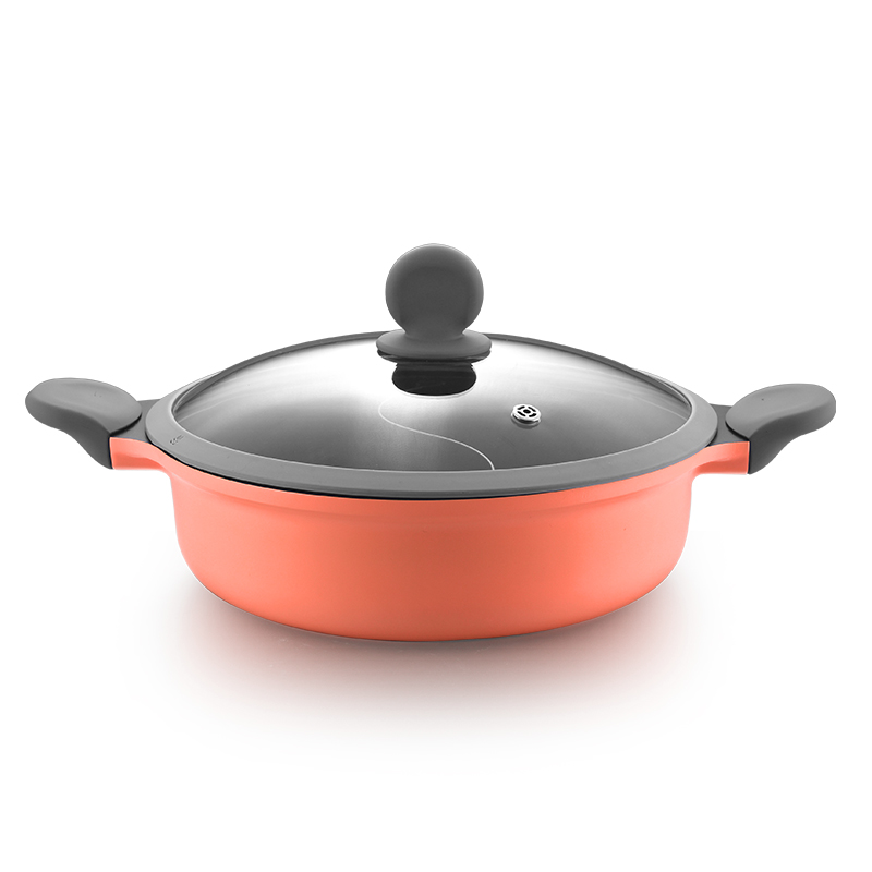Aluminum Die Casting Living Coral Cookware Collection